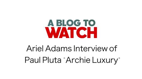 aBlogtoWatch Podcast Interview With Paul Pluta